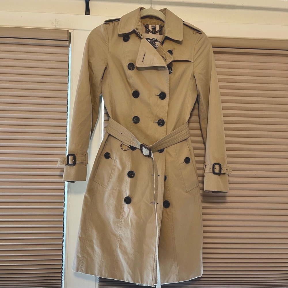 Burberry Prorsum Tan Trench Coat
